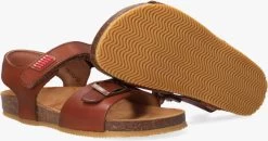 Cognac Red-rag Sandalen 19155