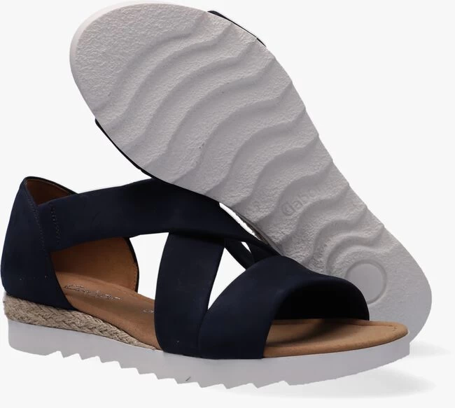 Blauwe Gabor Sandalen 711.1 5 Blauwe Gabor Sandalen 711.1 - Afbeelding 3