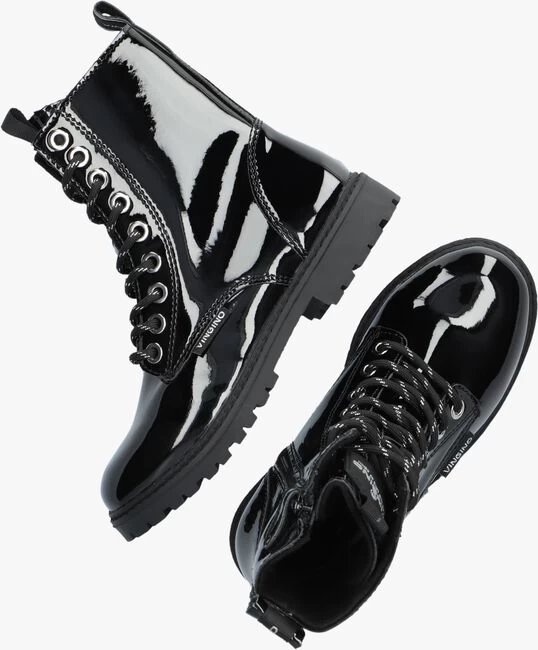 Zwarte Vingino Veterboots Eva High 4 Zwarte Vingino Veterboots Eva High - Afbeelding 2