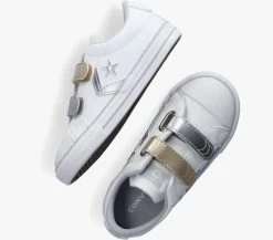 Witte Converse Lage Sneakers Star Player 2v Metallic