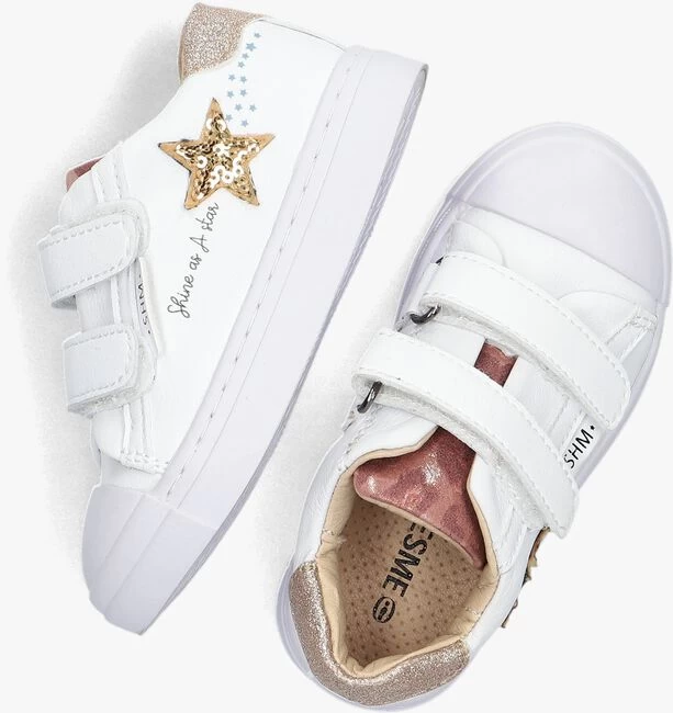 Witte Shoesme Lage Sneakers Sh21s017 4 Witte Shoesme Lage Sneakers Sh21s017 - Afbeelding 2