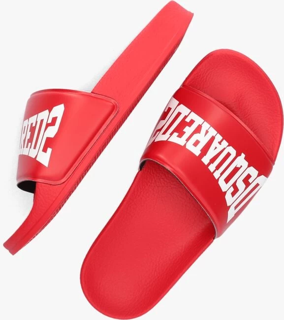 Rode Dsquared2 Slippers Dsquared2 Kid Slide 4 Rode Dsquared2 Slippers Dsquared2 Kid Slide - Afbeelding 2