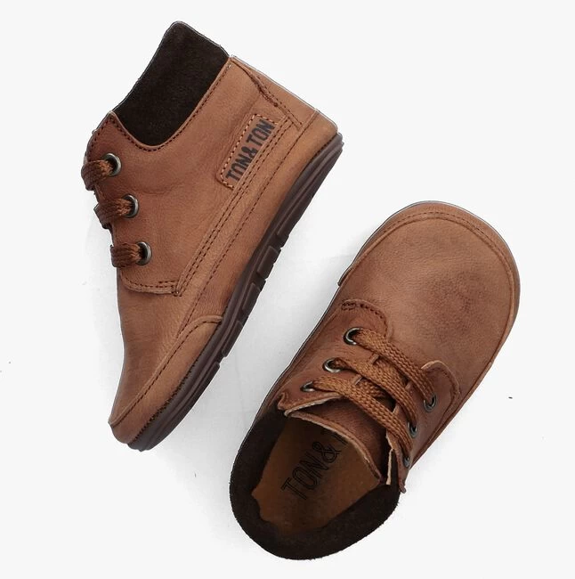 Bruine Ton & Ton Babyschoenen Pb20w016 4 Bruine Ton & Ton Babyschoenen Pb20w016 - Afbeelding 2