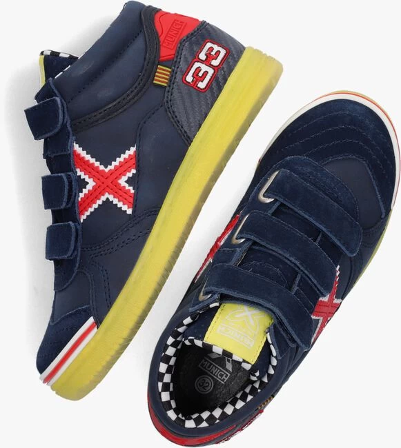 Blauwe Munich Hoge Sneaker G3 Boot Velcro 4 Blauwe Munich Hoge Sneaker G3 Boot Velcro - Afbeelding 2