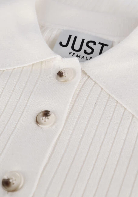 Gebroken Wit Just Female Polo Cara Knit Polo 6 Gebroken Wit Just Female Polo Cara Knit Polo - Afbeelding 4