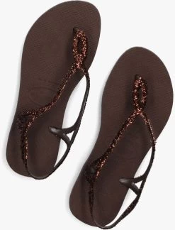 Bruine Havaianas Teenslippers Luna Premium Ii -Family Verkoop 211570 5