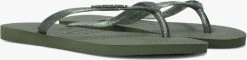 Groene Havaianas Teenslippers Slim Logo Metallic