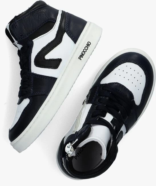 Blauwe Pinocchio Hoge Sneaker P1665 4 Blauwe Pinocchio Hoge Sneaker P1665 - Afbeelding 2