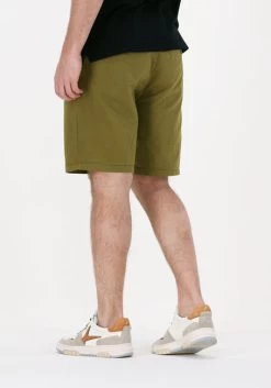 Groene Scotch & Soda Korte Broek Stuart Garment-dyed Pima Cotton-blend Short