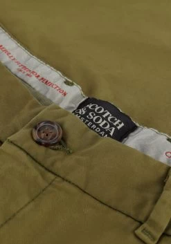 Groene Scotch & Soda Korte Broek Stuart Garment-dyed Pima Cotton-blend Short -Family Verkoop 217037 6