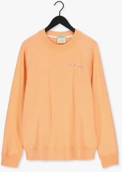 Koraal Scotch & Soda Sweater Crewneck Logo Felpa Sweatshirt In Organic Cotton -Family Verkoop 217075 5