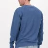 Blauwe Scotch & Soda Sweater Garment-dyed Interlock Felpa Sweatshirt -Family Verkoop 217081 2