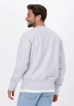 Lichtgrijze Champion Sweater Crewneck Sweatshirt