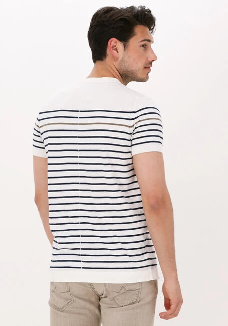 Witte Dstrezzed T-shirt Crew S/s Contrast Stripe Knit 3 Witte Dstrezzed T-shirt Crew S/s Contrast Stripe Knit