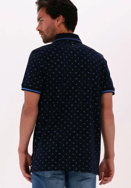 Donkerblauwe Pme Legend Polo Short Sleeve Polo Fine Pique All Over Print 3 Donkerblauwe Pme Legend Polo Short Sleeve Polo Fine Pique All Over Print