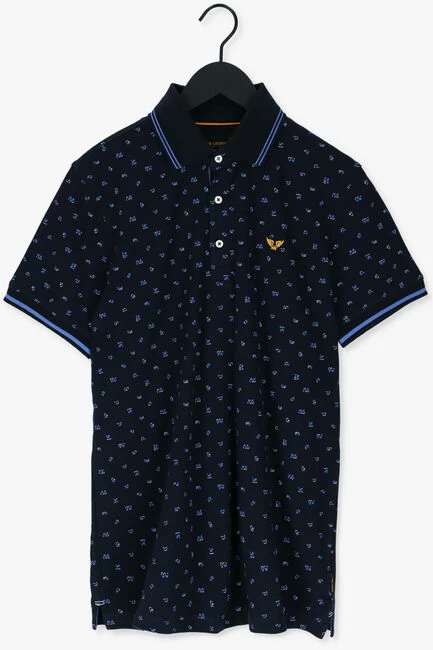 Donkerblauwe Pme Legend Polo Short Sleeve Polo Fine Pique All Over Print 5 Donkerblauwe Pme Legend Polo Short Sleeve Polo Fine Pique All Over Print - Afbeelding 3