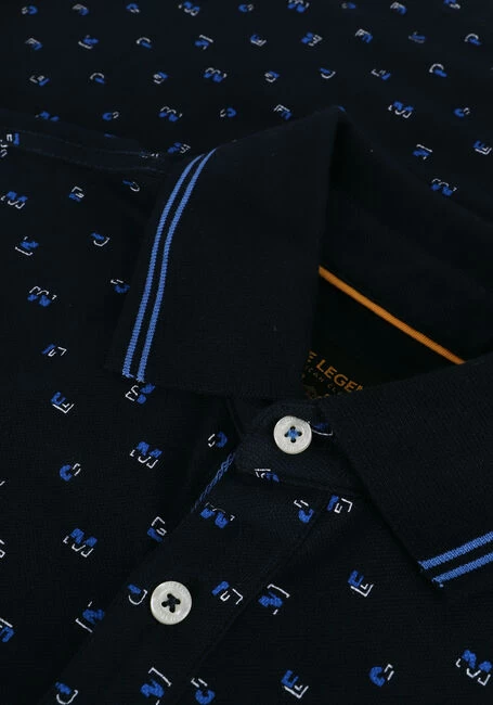 Donkerblauwe Pme Legend Polo Short Sleeve Polo Fine Pique All Over Print 6 Donkerblauwe Pme Legend Polo Short Sleeve Polo Fine Pique All Over Print - Afbeelding 4