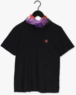 Zwarte Scotch & Soda T-shirt Regular-fit Organic Cotton T-shirt With Detachable Bandana 8 Zwarte Scotch & Soda T-shirt Regular-fit Organic Cotton T-shirt With Detachable Bandana -Family Verkoop 221830 5