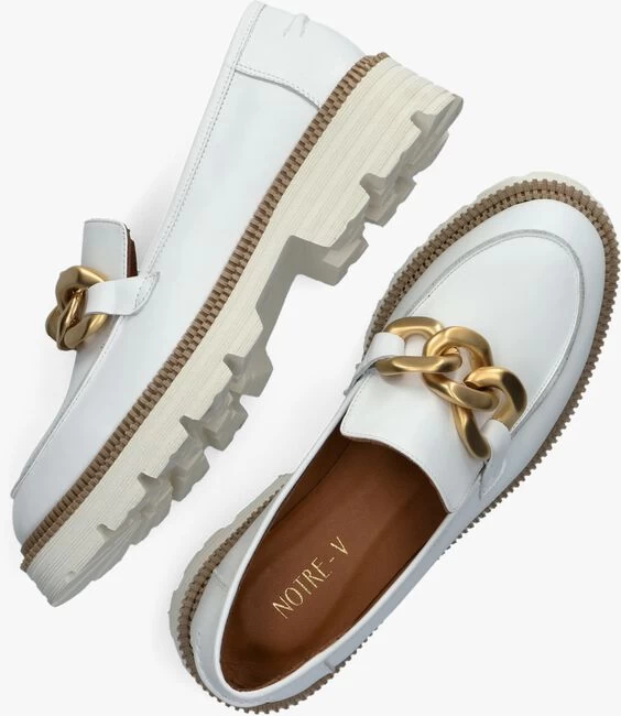 Witte Notre-v Loafers 105 373 6 Witte Notre-v Loafers 105 373 - Afbeelding 4