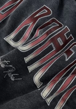 Grijze Colourful Rebel Sweater La Boheme Acid Wash Padded Shoulder Sweat -Family Verkoop 223269 6