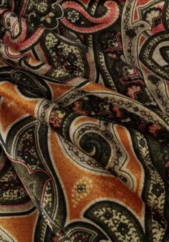 Multi Summum Flared Broek Trousers Paisley Velvet -Family Verkoop 224212 6