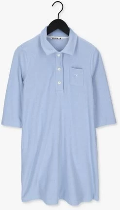 Lichtblauwe Vanilia Mini Jurk Towel Polo Dress -Family Verkoop 225572 5