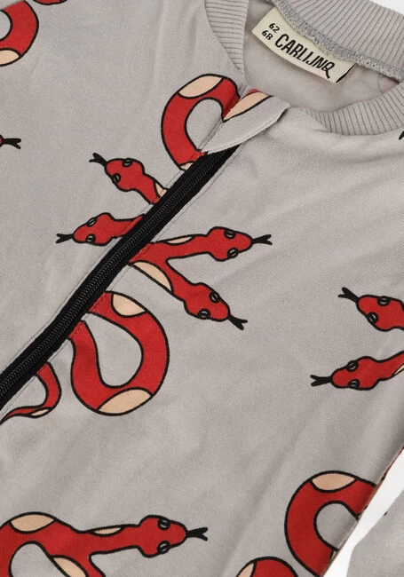 Grijze Carlijnq Serpent - Baby Onesie 3 Grijze Carlijnq Serpent - Baby Onesie