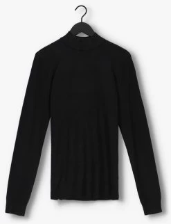 Zwarte Purewhite Trui Essential Knit Mockneck Ls -Family Verkoop 229340 5