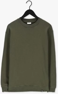 Olijf Purewhite Trui Organic Fabric Crewneck With Triangle Self Fabric Patch On Back 8 Olijf Purewhite Trui Organic Fabric Crewneck With Triangle Self Fabric Patch On Back -Family Verkoop 229344 5