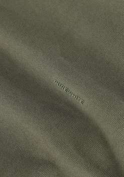 Olijf Purewhite Trui Organic Fabric Crewneck With Triangle Self Fabric Patch On Back 9 Olijf Purewhite Trui Organic Fabric Crewneck With Triangle Self Fabric Patch On Back -Family Verkoop 229344 6