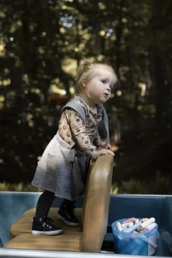 Lil Atelier Grijze Lil' Atelier Mini Jurk Nmflimo Skirtall