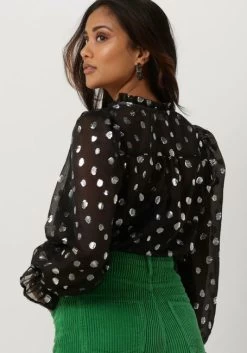 Zwarte Co'couture Blouse Naomi Blouse