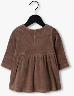 Bruine Quincy Mae Velour Long Sleeve Dress -Family Verkoop 232645 9