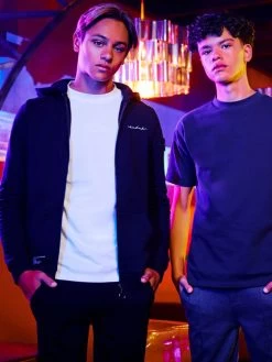 Zwarte Nik & Nik Vest Scott Hoodie