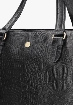 Zwarte Fmme Shopper Caithy Croco -Family Verkoop 235159 5