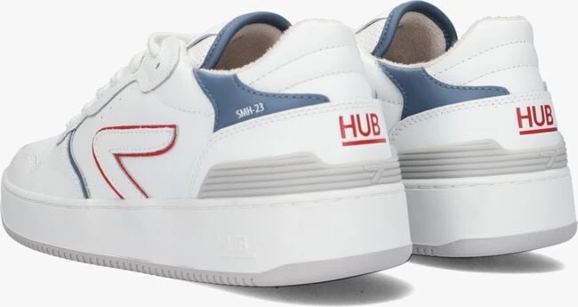 Witte Hub Lage Sneakers Smash Heren 4 Witte Hub Lage Sneakers Smash Heren - Afbeelding 2