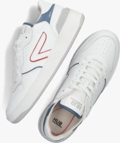 Witte Hub Lage Sneakers Smash Heren 9 Witte Hub Lage Sneakers Smash Heren -Family Verkoop 236167 5