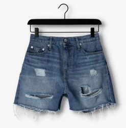 Blauwe Calvin Klein Shorts Mom Short -Family Verkoop 237305 5
