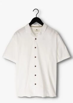 Gebroken Wit Anerkjendt Casual Overhemd Akkarsten S/s Seersucker Shirt -Family Verkoop 237700 5