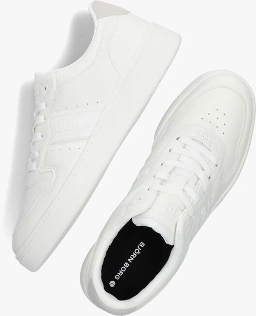 Witte Bjorn Borg Lage Sneakers T2200 Heren 6 Witte Bjorn Borg Lage Sneakers T2200 Heren - Afbeelding 4