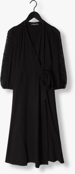 Zwarte Juffrouw Jansen Midi Jurk Danao -Family Verkoop 239209 5