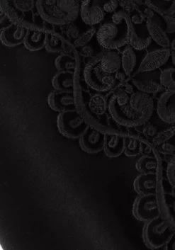 Zwarte Juffrouw Jansen Midi Jurk Danao -Family Verkoop 239209 6