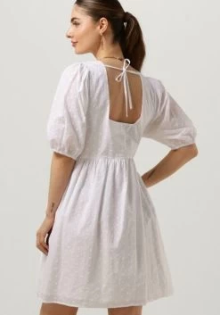 Witte Envii Mini Jurk Endragon 3/4 Dress