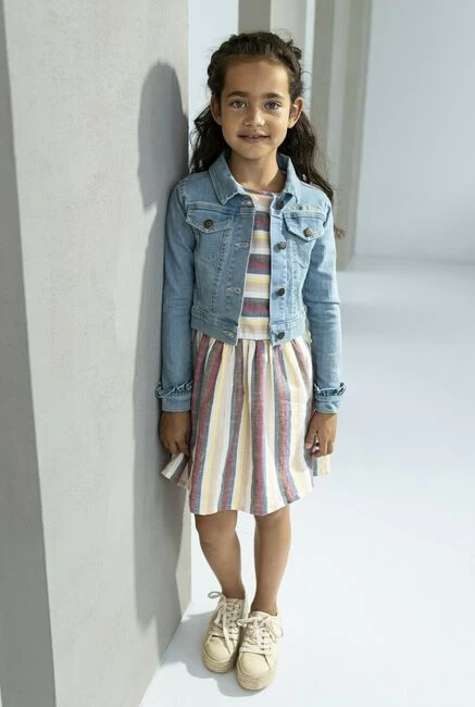 Multi Like Flo Mini Jurk Yd Linnen Ss Dress 3 Multi Like Flo Mini Jurk Yd Linnen Ss Dress