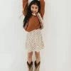Beige Baje Studio Minirok Skirt