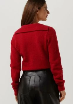 Rode Vanilia Trui Prosecco V Dollar Knit