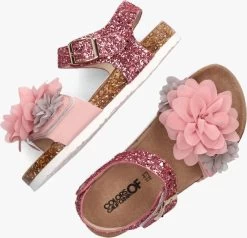 Roze Colors Of California Sandalen Bio Glitter Sandal With Ankle -Family Verkoop 240258 5