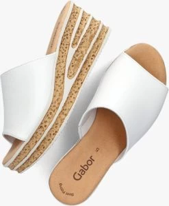 Witte Gabor Slippers 650.1 -Family Verkoop 240721 5