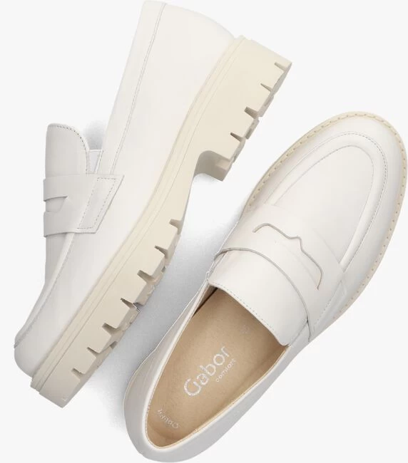 Witte Gabor Loafers 453 6 Witte Gabor Loafers 453 - Afbeelding 4