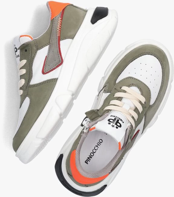 Groene Pinocchio Lage Sneakers P1090 4 Groene Pinocchio Lage Sneakers P1090 - Afbeelding 2